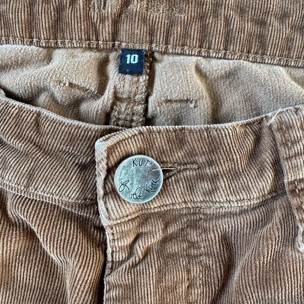 Kut from the Kloth Men's Tan Corduroy Pants - Picture 2 of 6